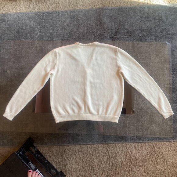 JOHN GALT Argyle Pastel Cardigan Sweater Light Academia Soft Girl Coquette L - Picture 11 of 12